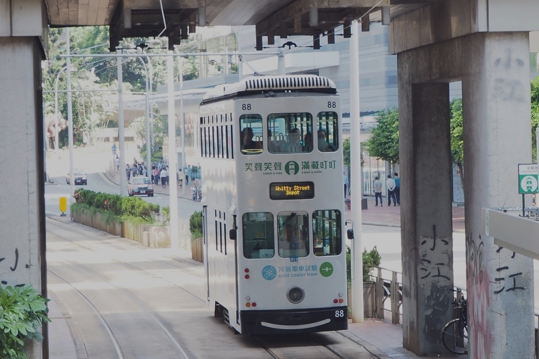 Suivi des performances des médias dans le tramway historique de Hong Kong